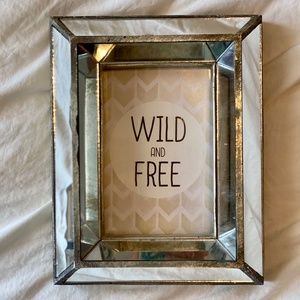 Silver Mirrored Picture Frame ✨